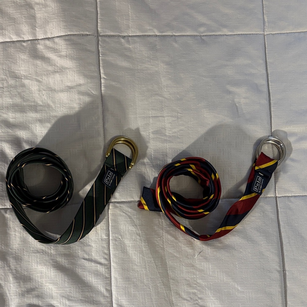 Bundle Ralph Lauren Men's Multicolor Striped Belts